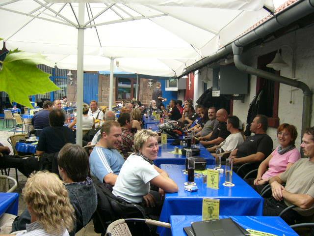 Biergarten bei Bauer Schmidt